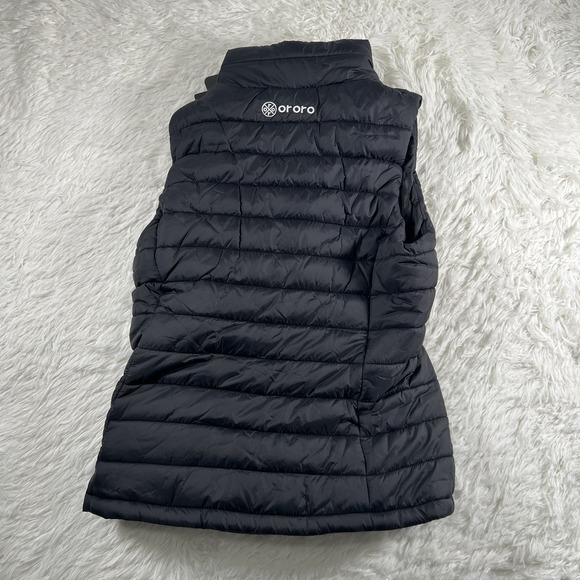 Ororo Puffer Vest Jacket Womens Small Classic Heated Full Zip With Battery Kit - Picture 13 of 14